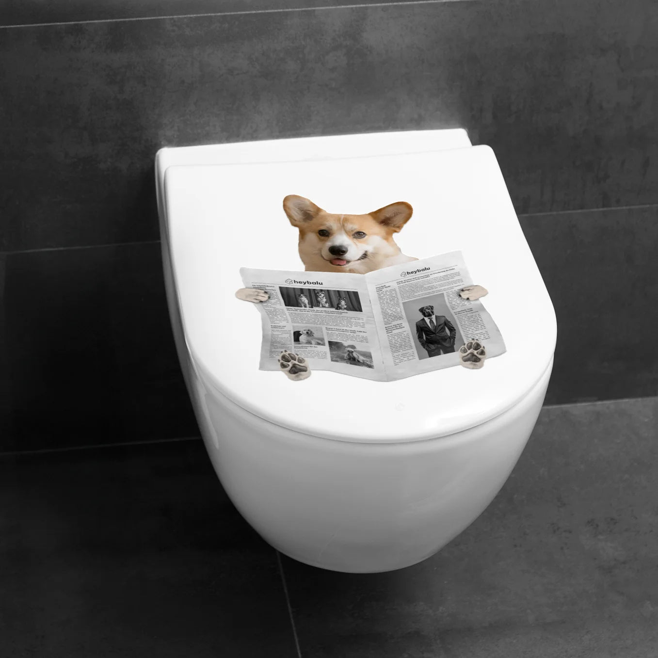 Individueller WC Aufkleber – "Wichtige Sitzung"