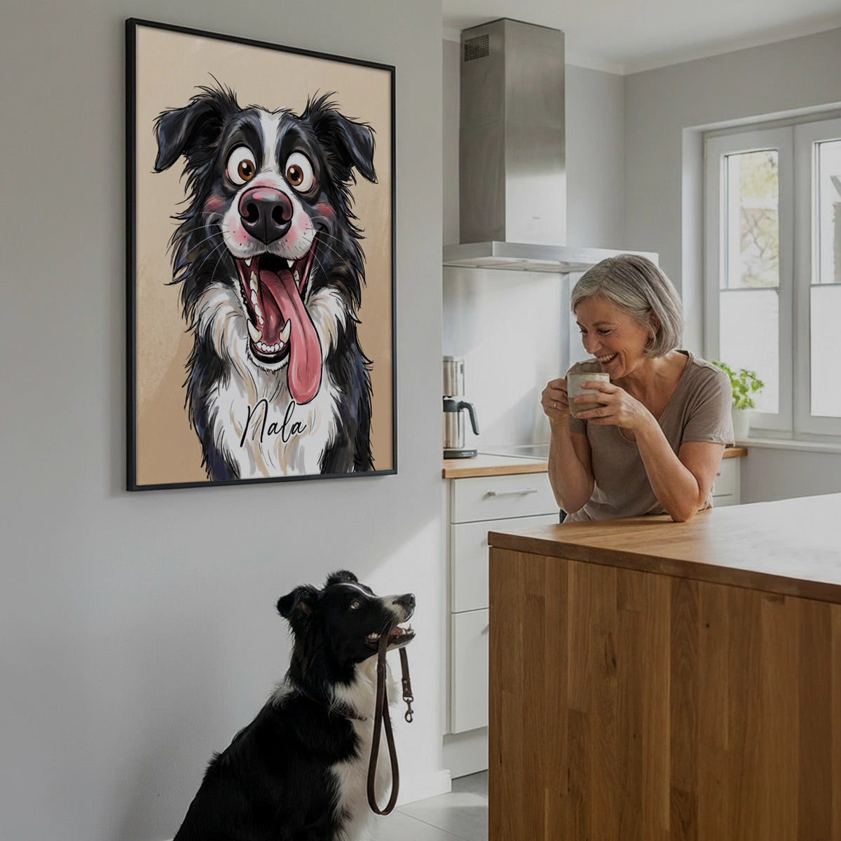 Personalisiertes Poster "Sketch Hund"