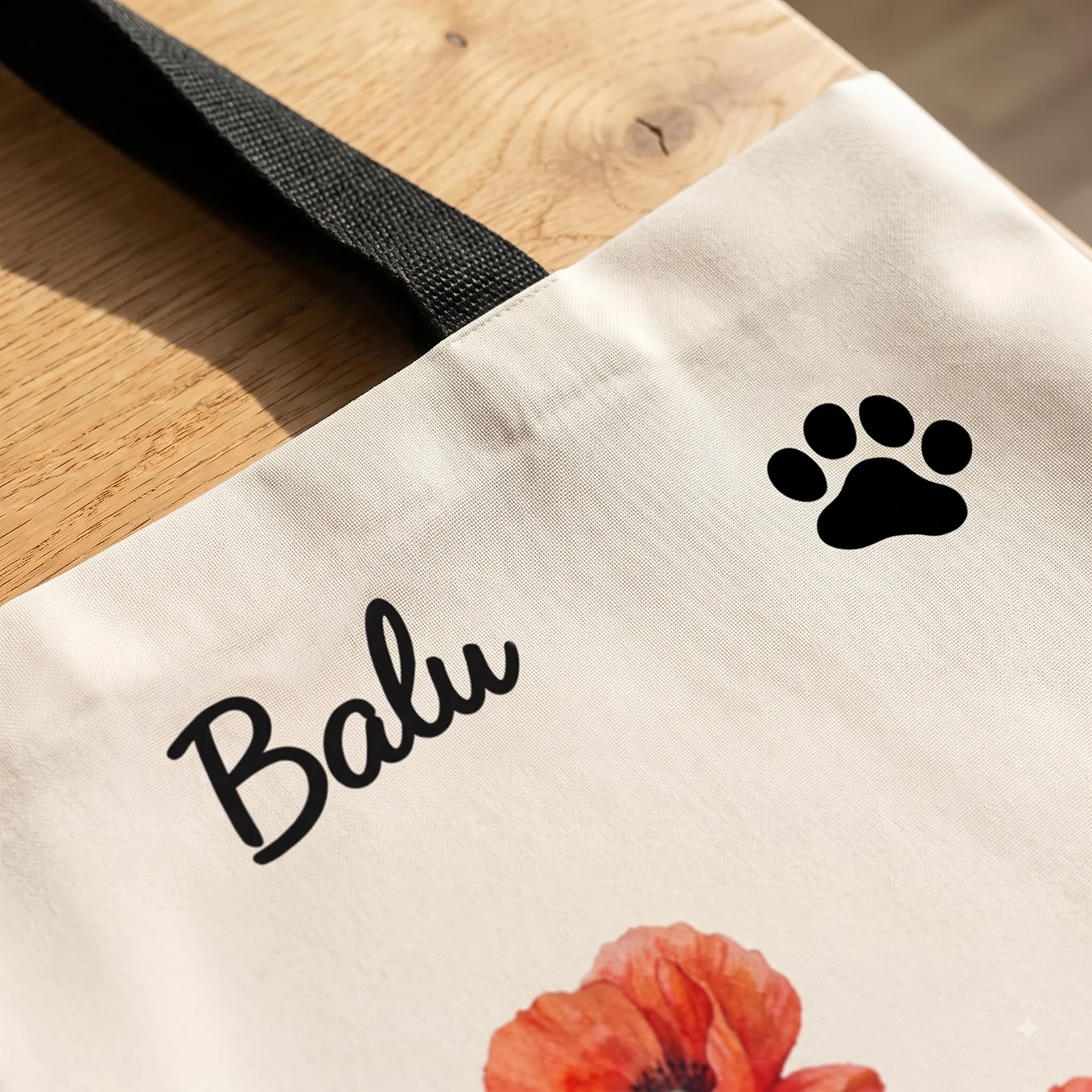Personalisierter Weekender "Foto Hund"