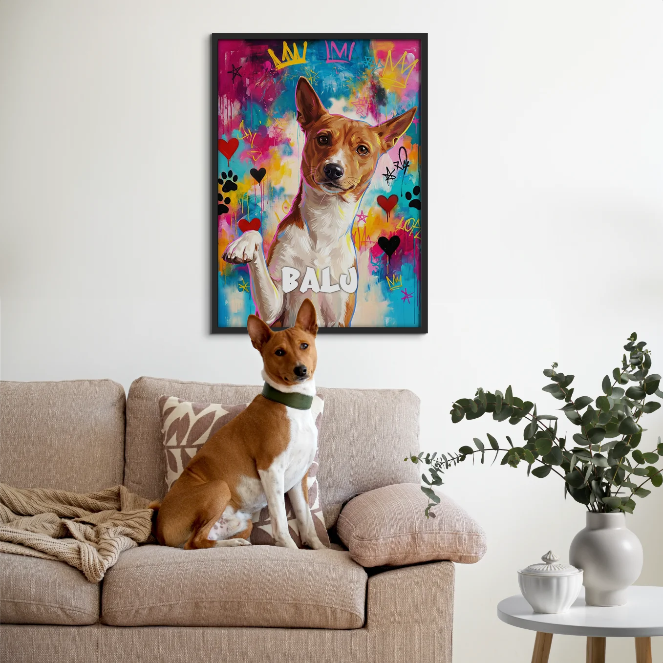Personalisiertes Poster Haustier "Street Art"
