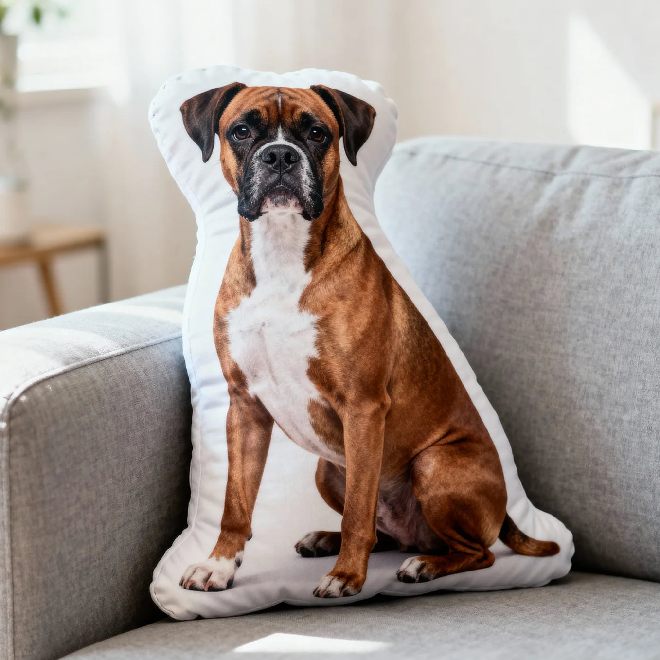 Personalisiertes 3D Dekokissen "Hund"