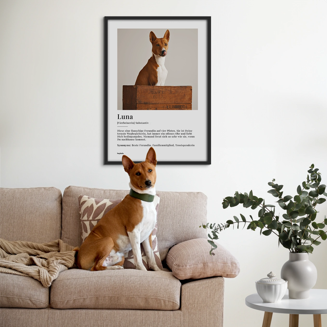 Personalisiertes Fotoposter "Haustier Definition"