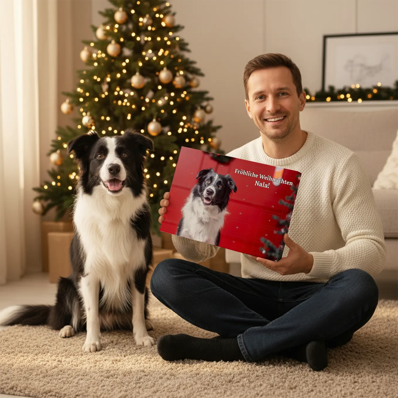 Personalisierter Adventskalender "Hunde Leckerli"