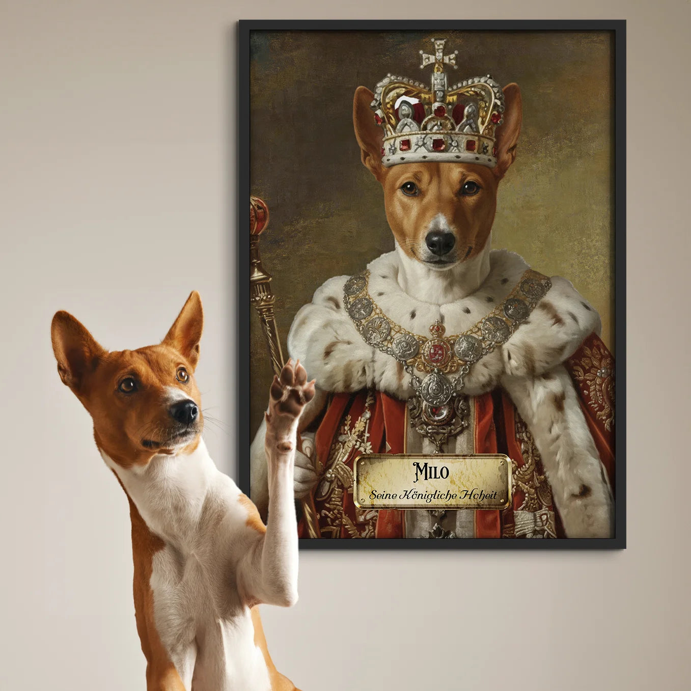 Personalisiertes Hunde-Poster "Royal"