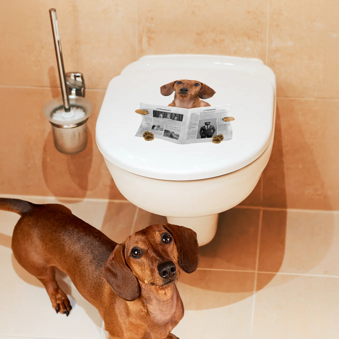 Individueller WC Aufkleber – "Wichtige Sitzung"