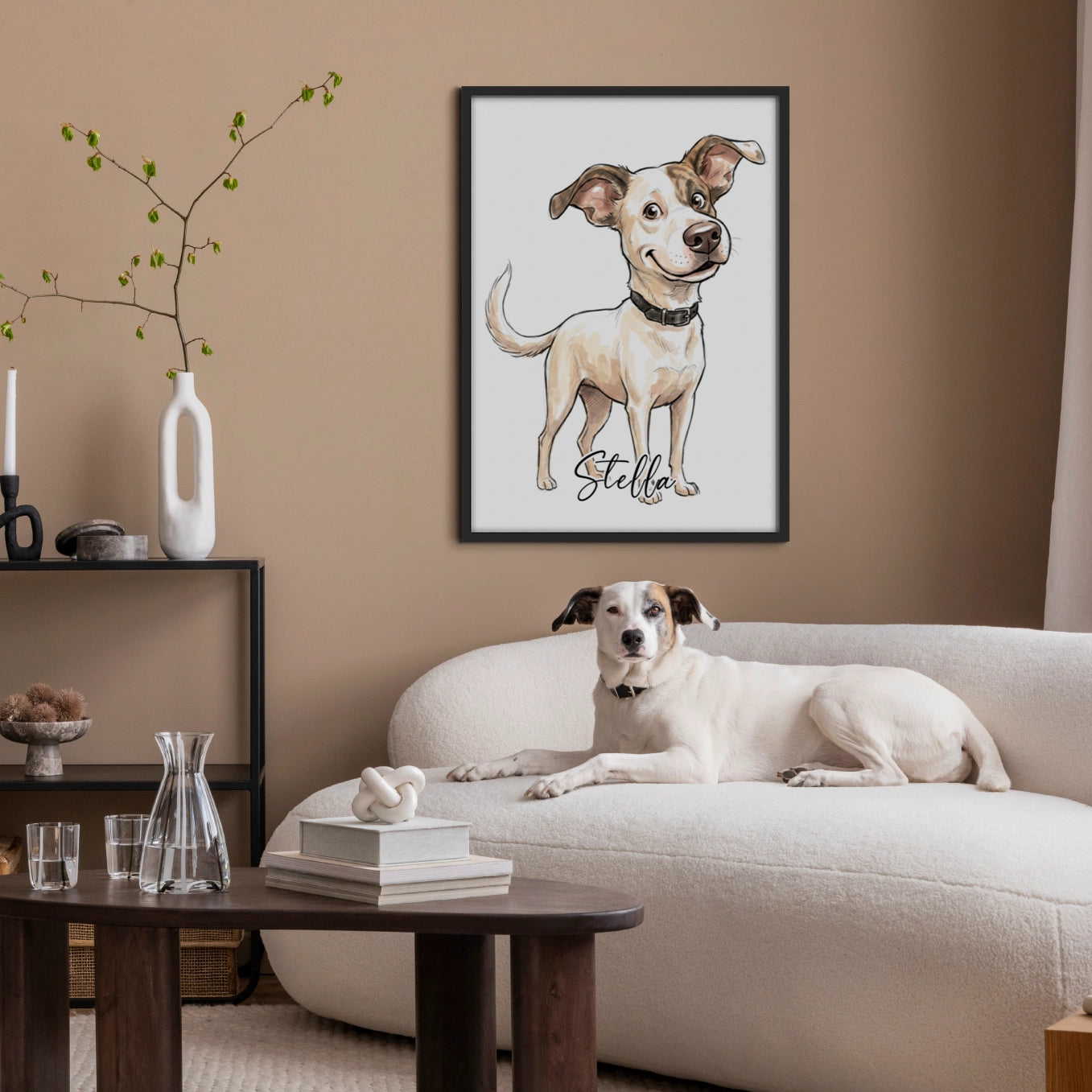 Personalisiertes Poster "Sketch Hund"