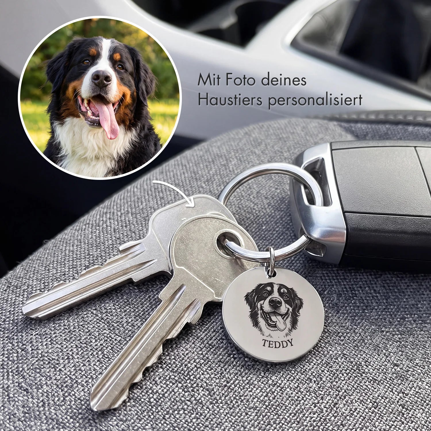 Personalisierter Schlüsselanhänger "Name"