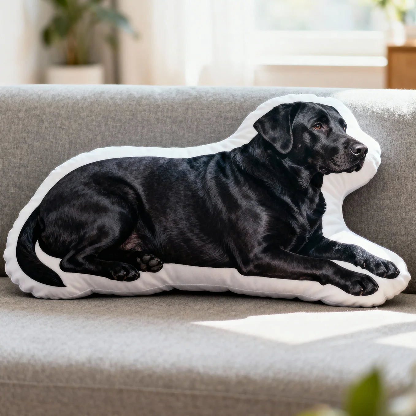 Personalisiertes 3D Dekokissen "Hund"