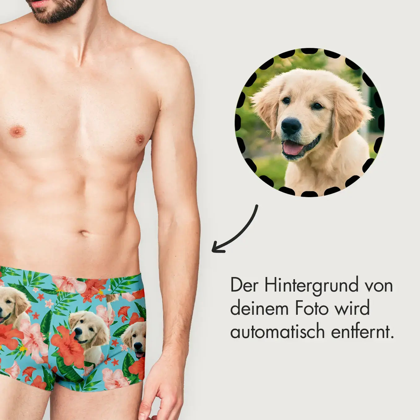 Personalisierte Boxershorts "Haustier"