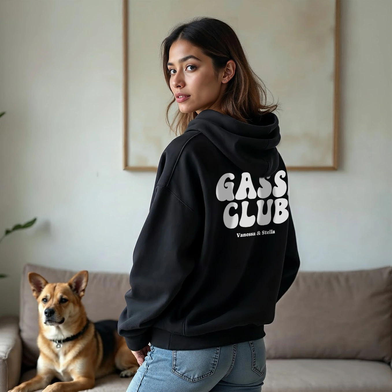 Personalisierter Hoodie "Gassi Club"