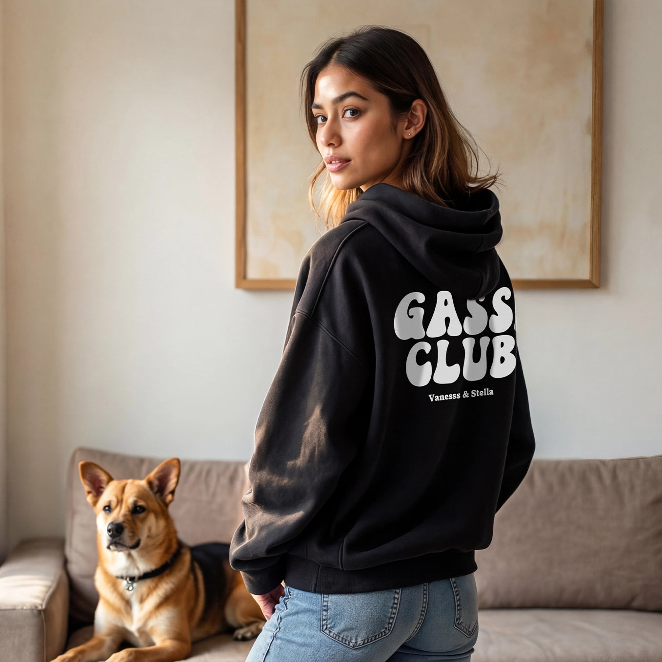 Personalisierter Hoodie "Gassi Club"