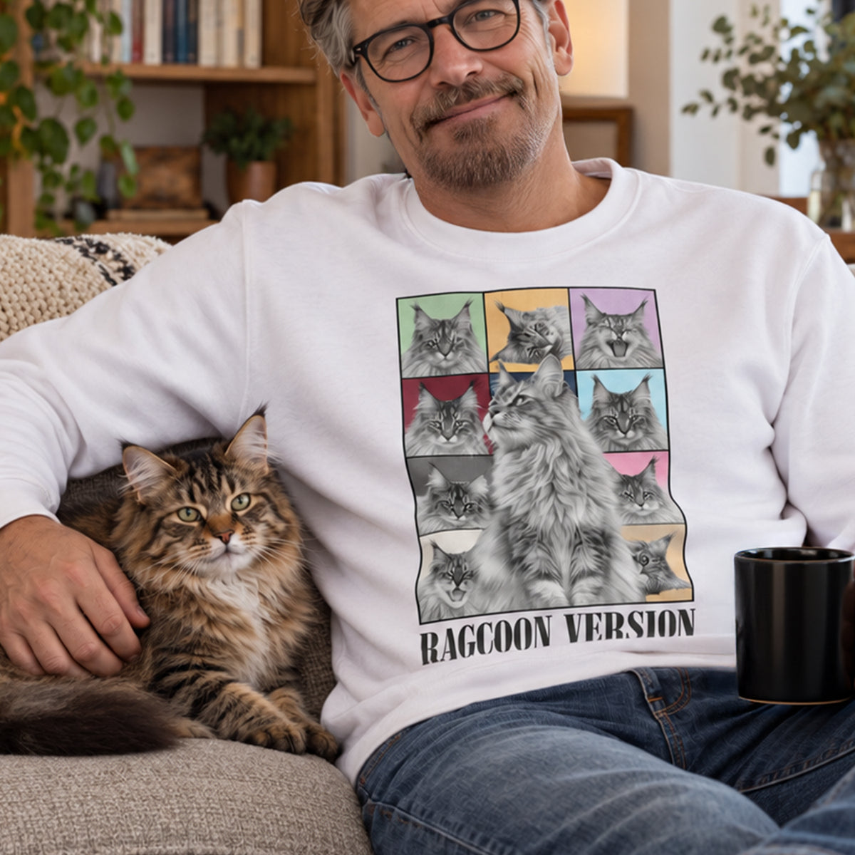 Personalisierter Sweater "Cat's Version"