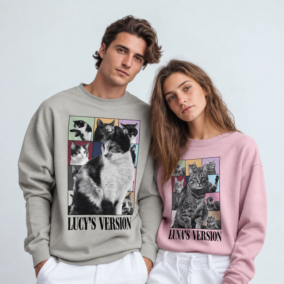 Personalisierter Sweater "Cat's Version"