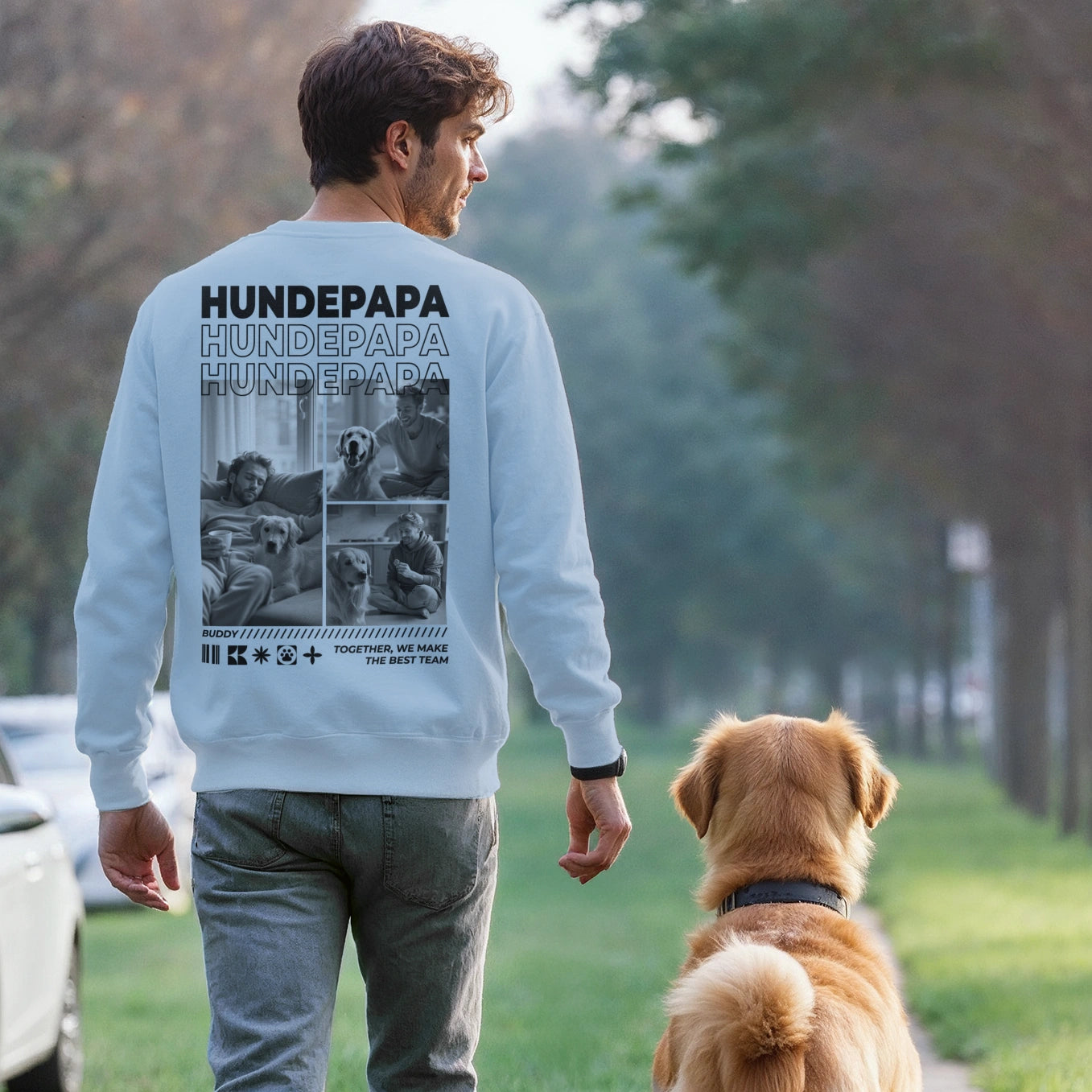 Personalisierter Sweater "Dog Dad"