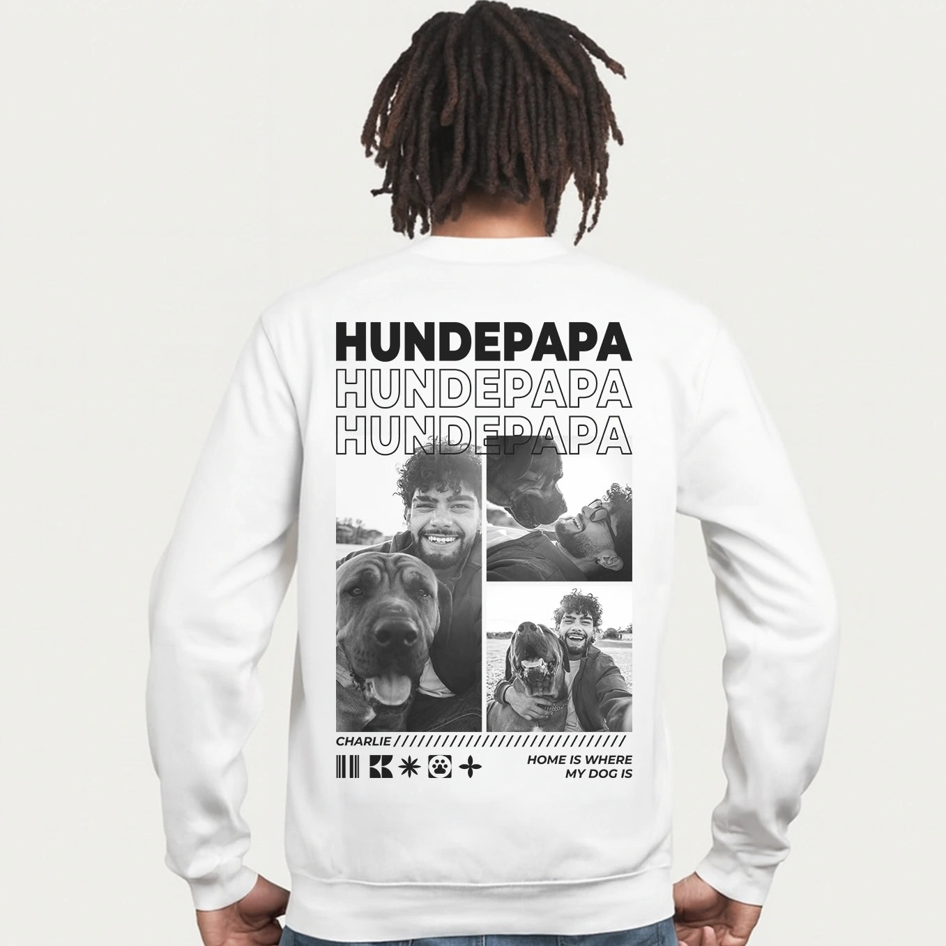 Personalisierter Sweater "Dog Dad"