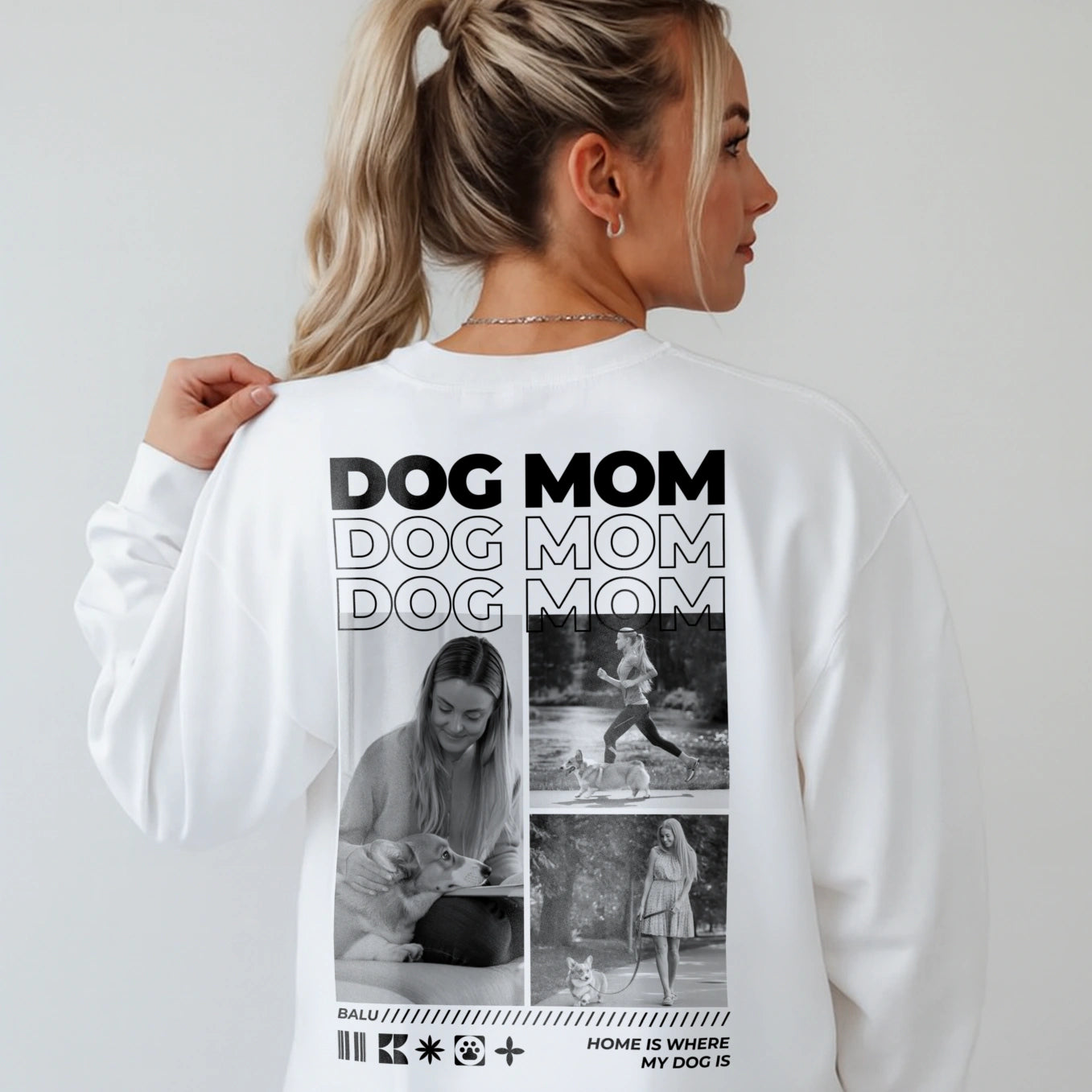 Personalisierter Sweater "Dog Mom"