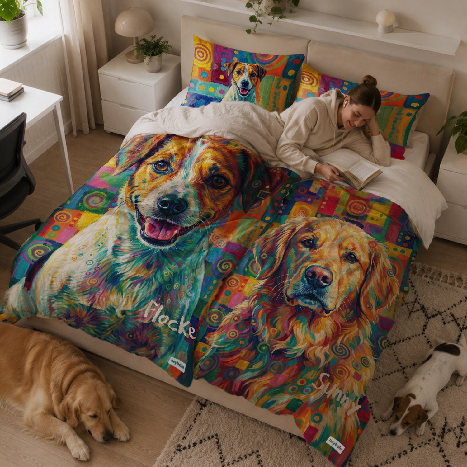 Personalisierte Bettwäsche "Graffiti"