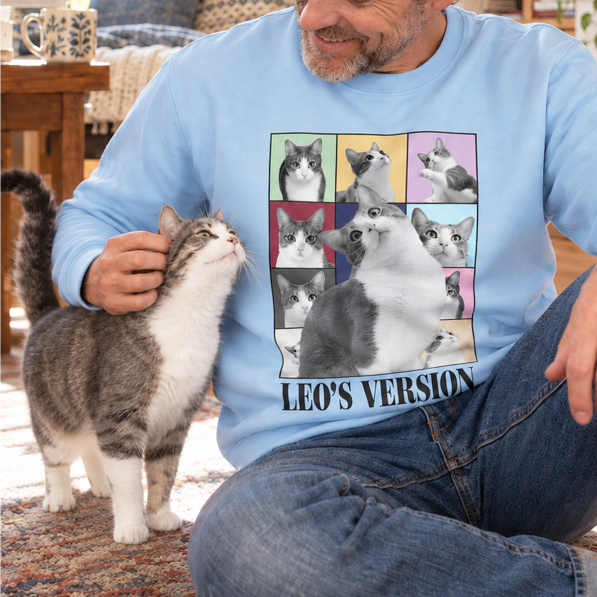 Personalisierter Sweater "Cat's Version"