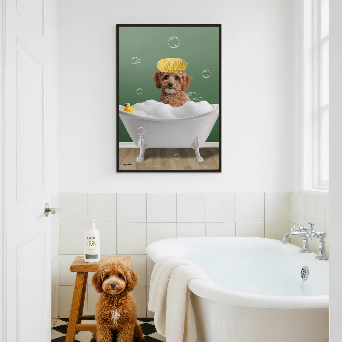 Personalisiertes Poster "Badespaß"