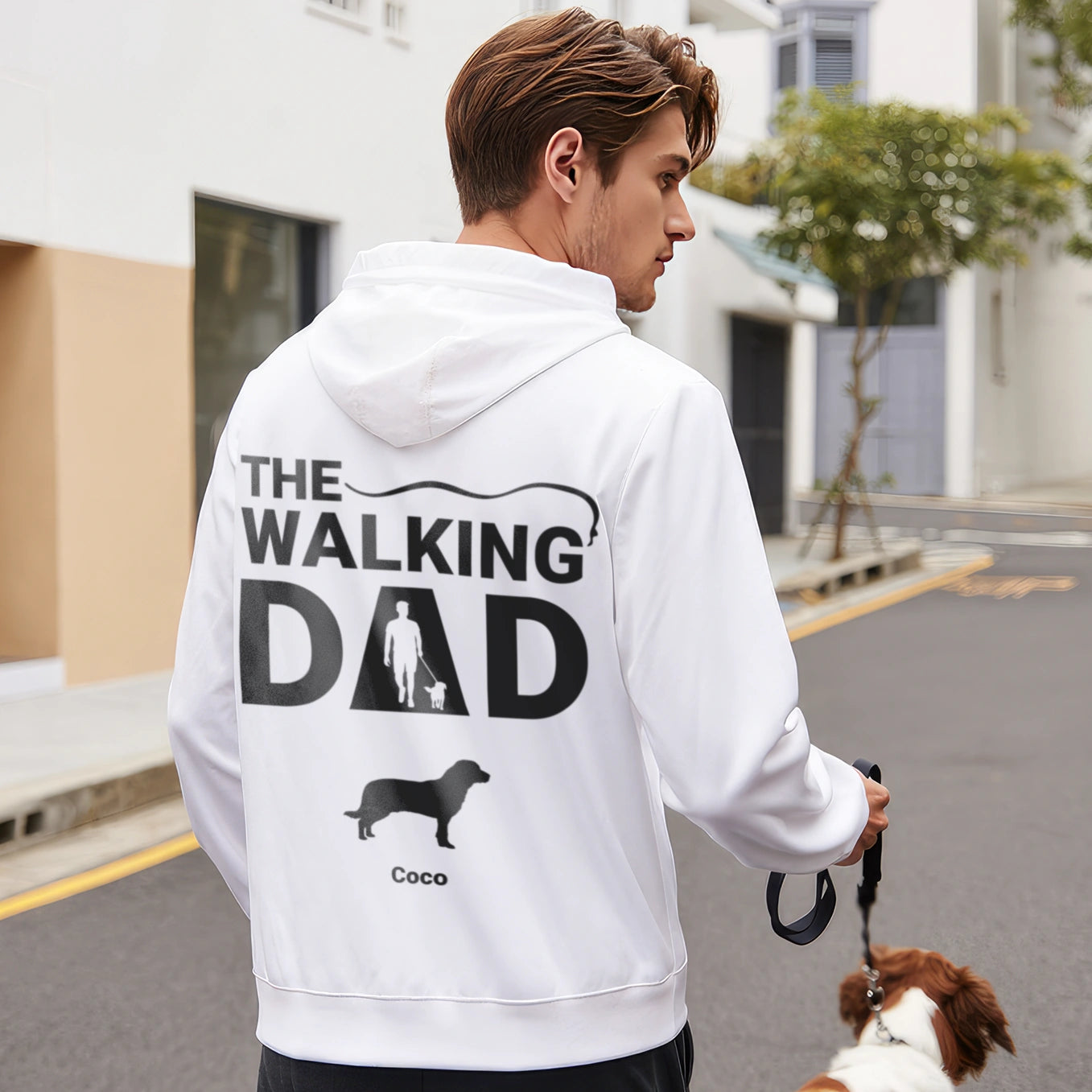 Personalisierter Hoodie "The Walking Dad"