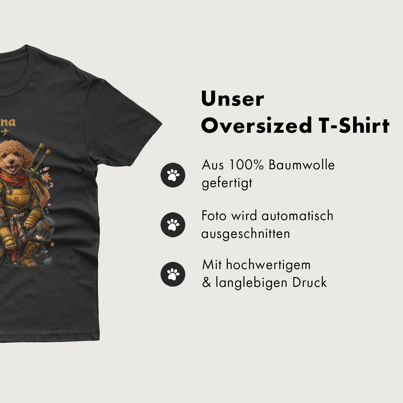 Personalisiertes T-Shirt "Samurai"