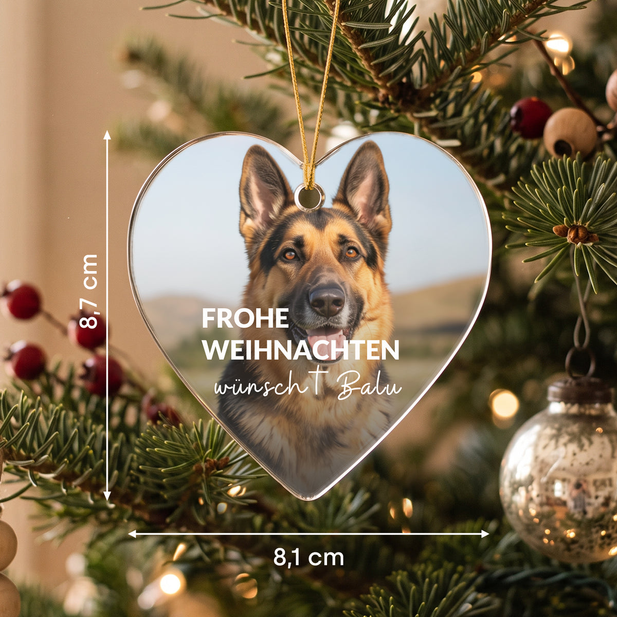 Weihnachtsbaumschmuck "Herz"