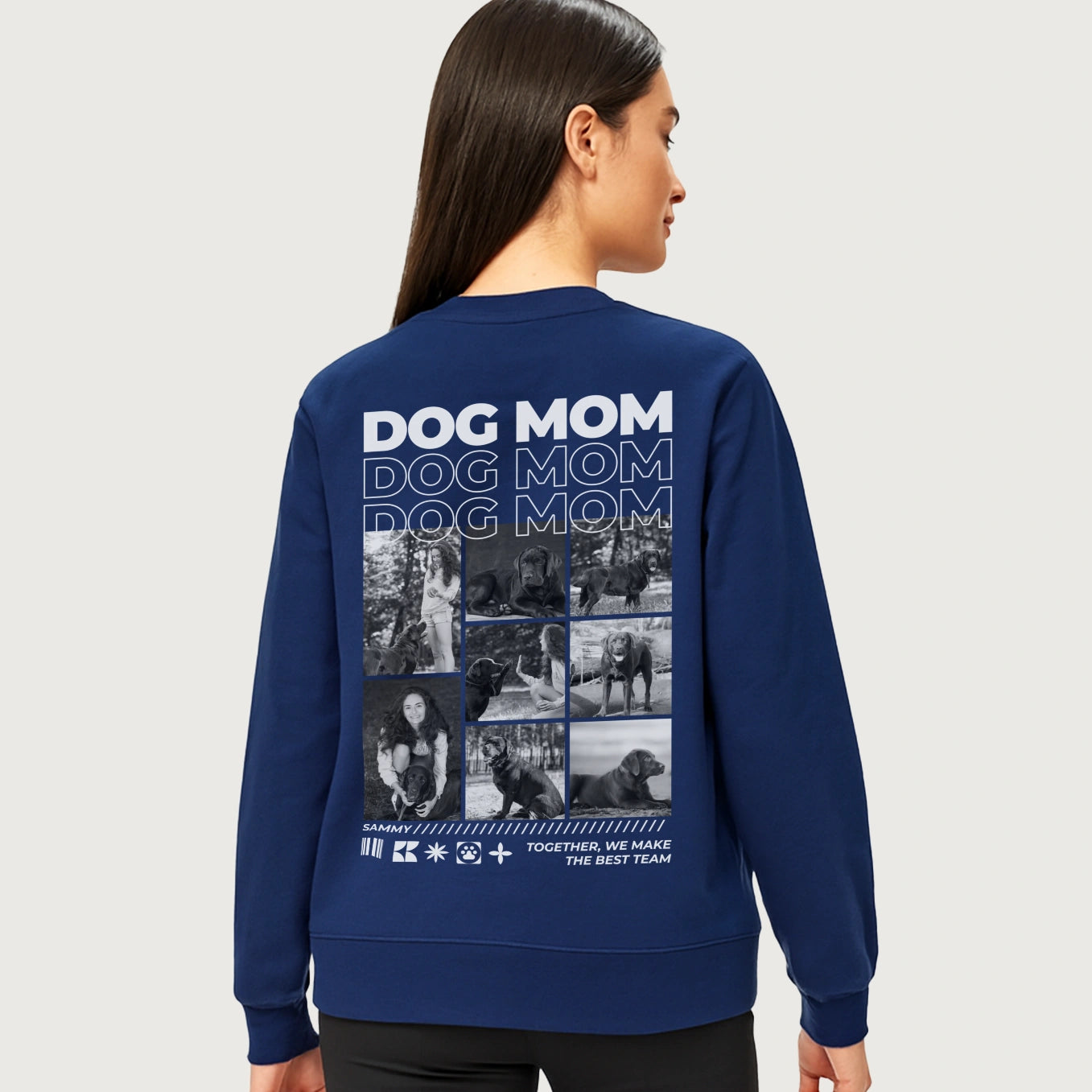 Personalisierter Sweater "Dog Mom"