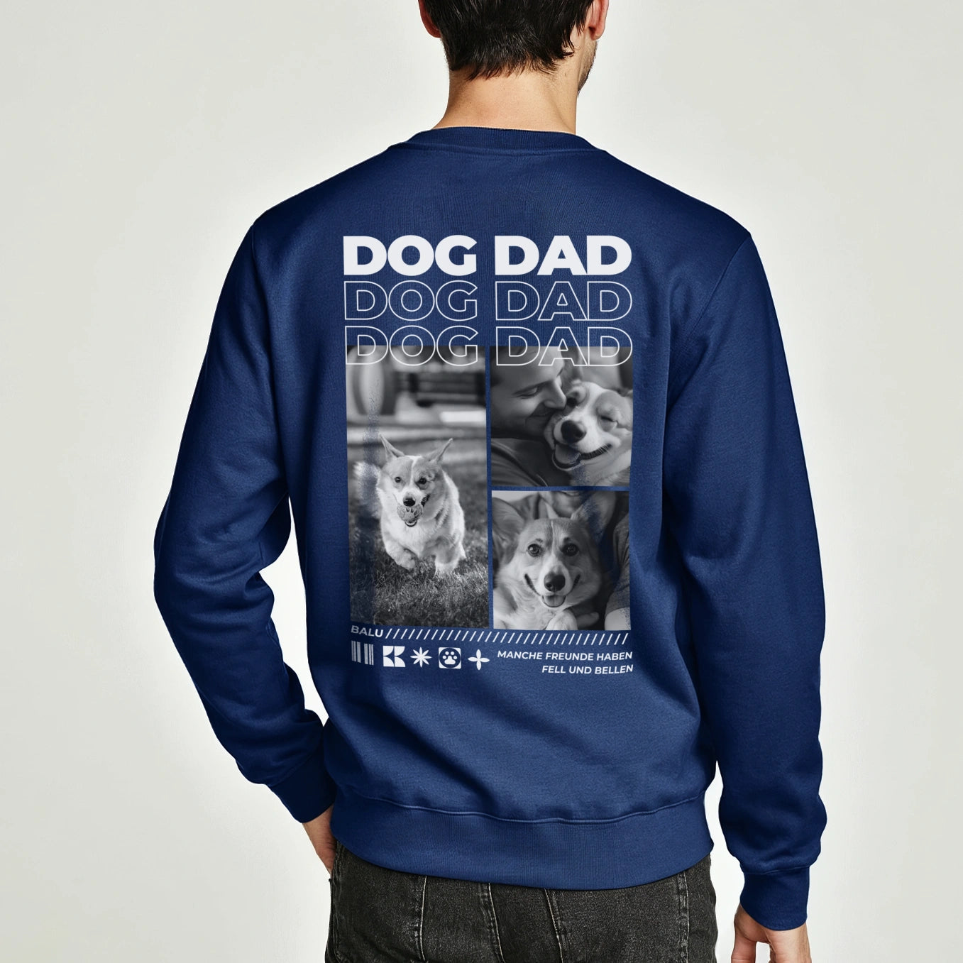 Personalisierter Sweater "Dog Dad"