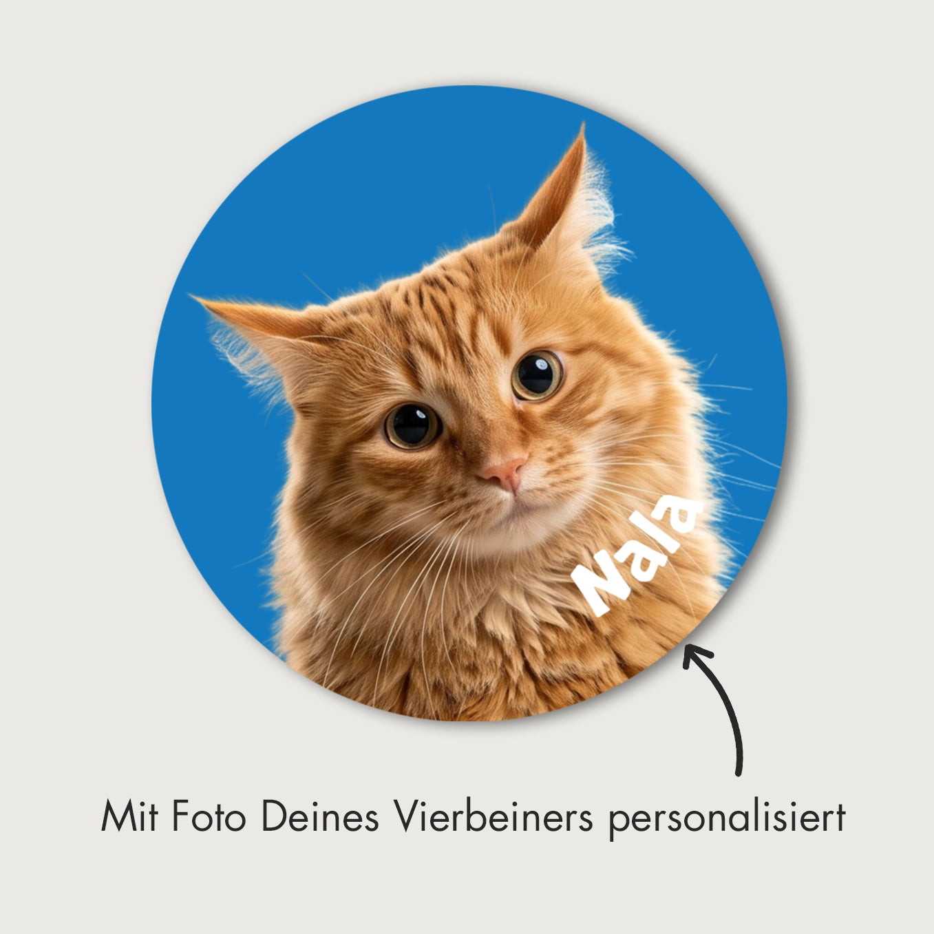 Personalisierter Autoaufkleber "Katzenfoto"