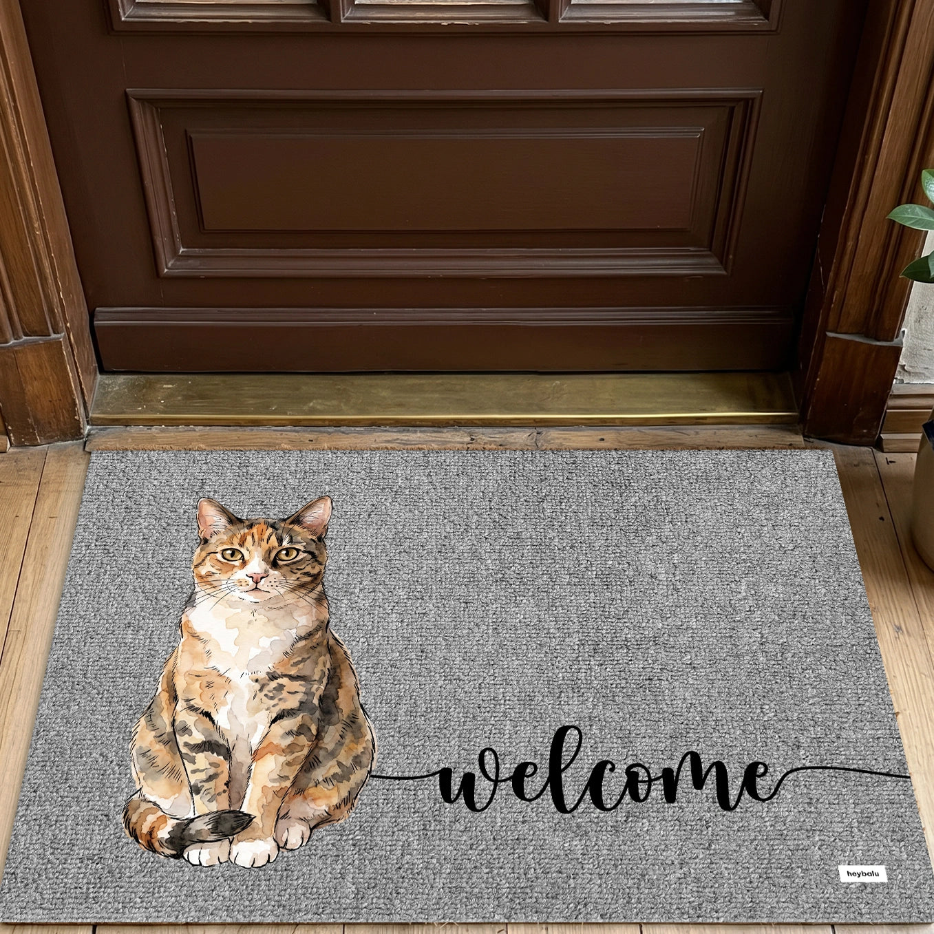 Personalisierte Fußmatte "Welcome"