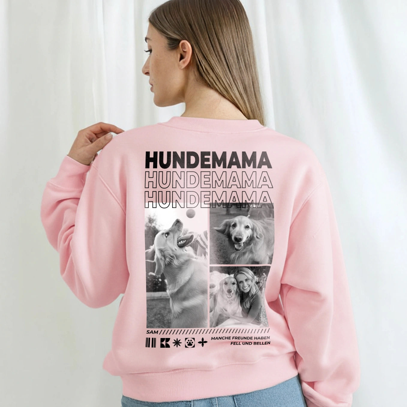 Personalisierter Sweater "Dog Mom"