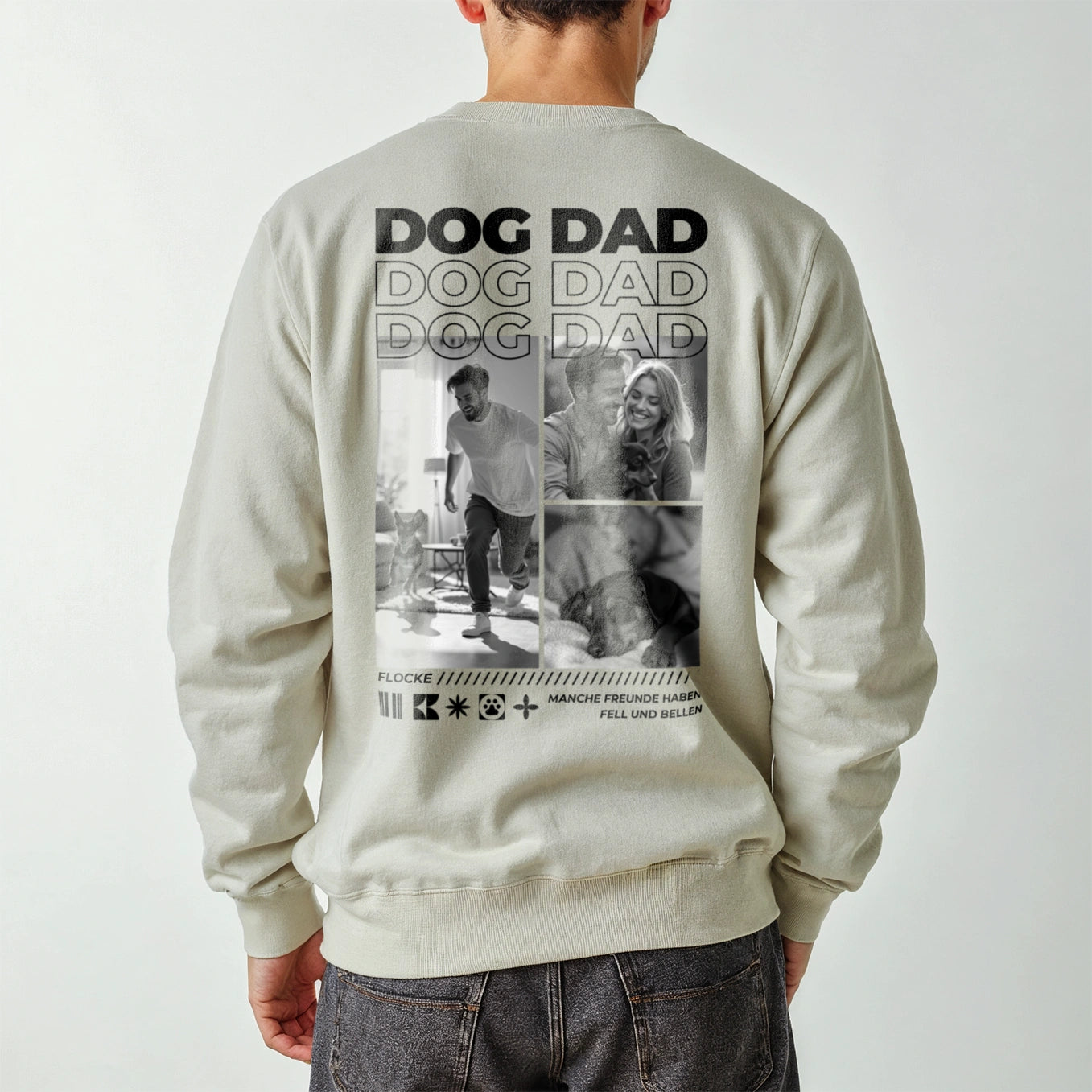 Personalisierter Sweater "Dog Dad"