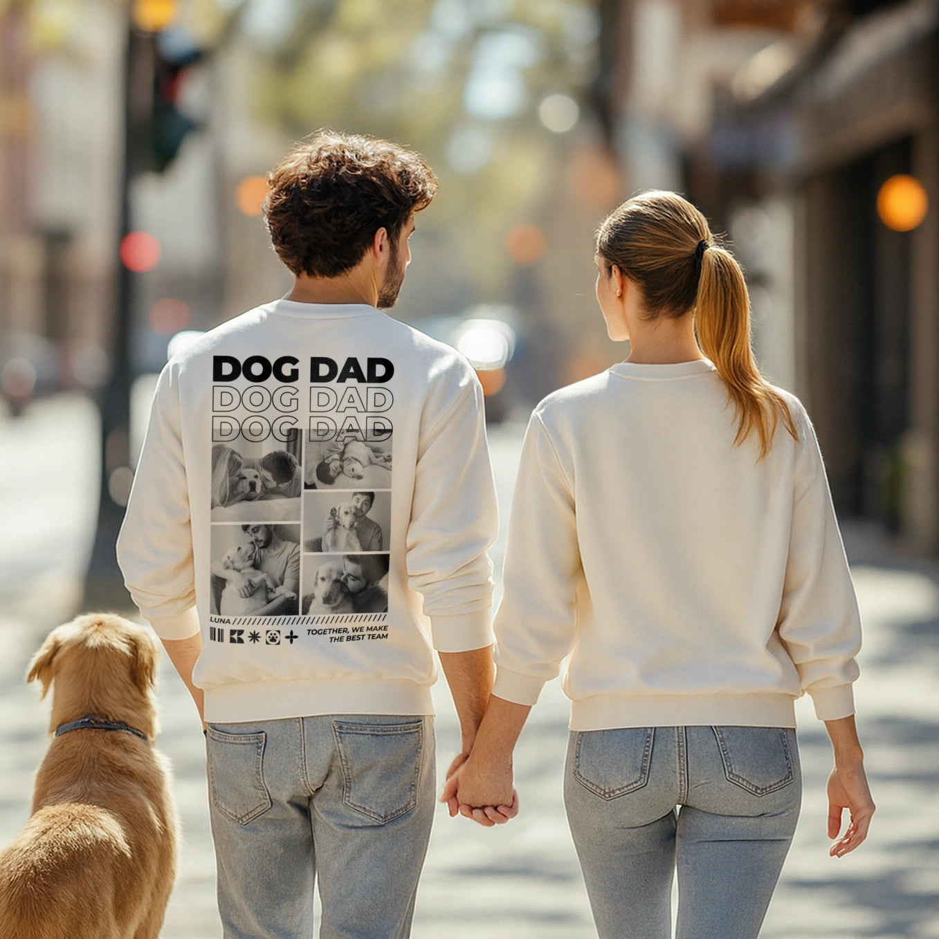 Personalisierter Sweater "Dog Dad"