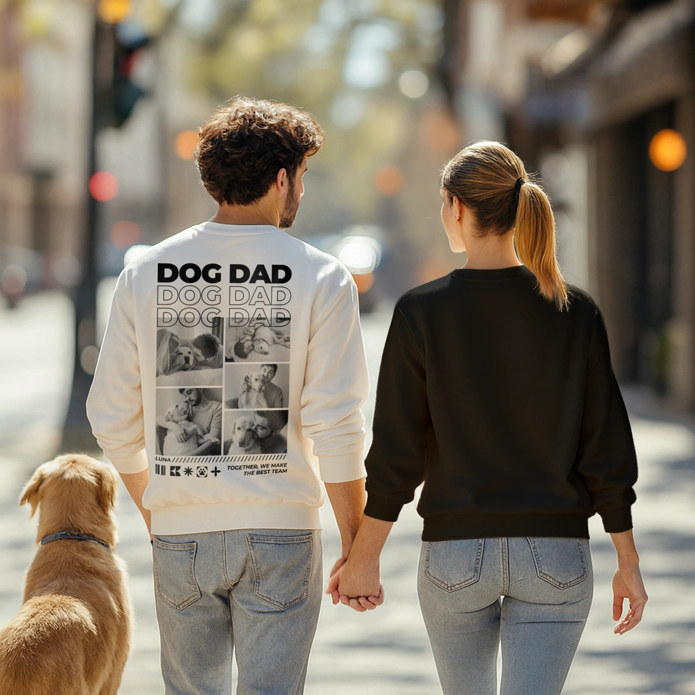 Personalisierter Sweater "Dog Dad"