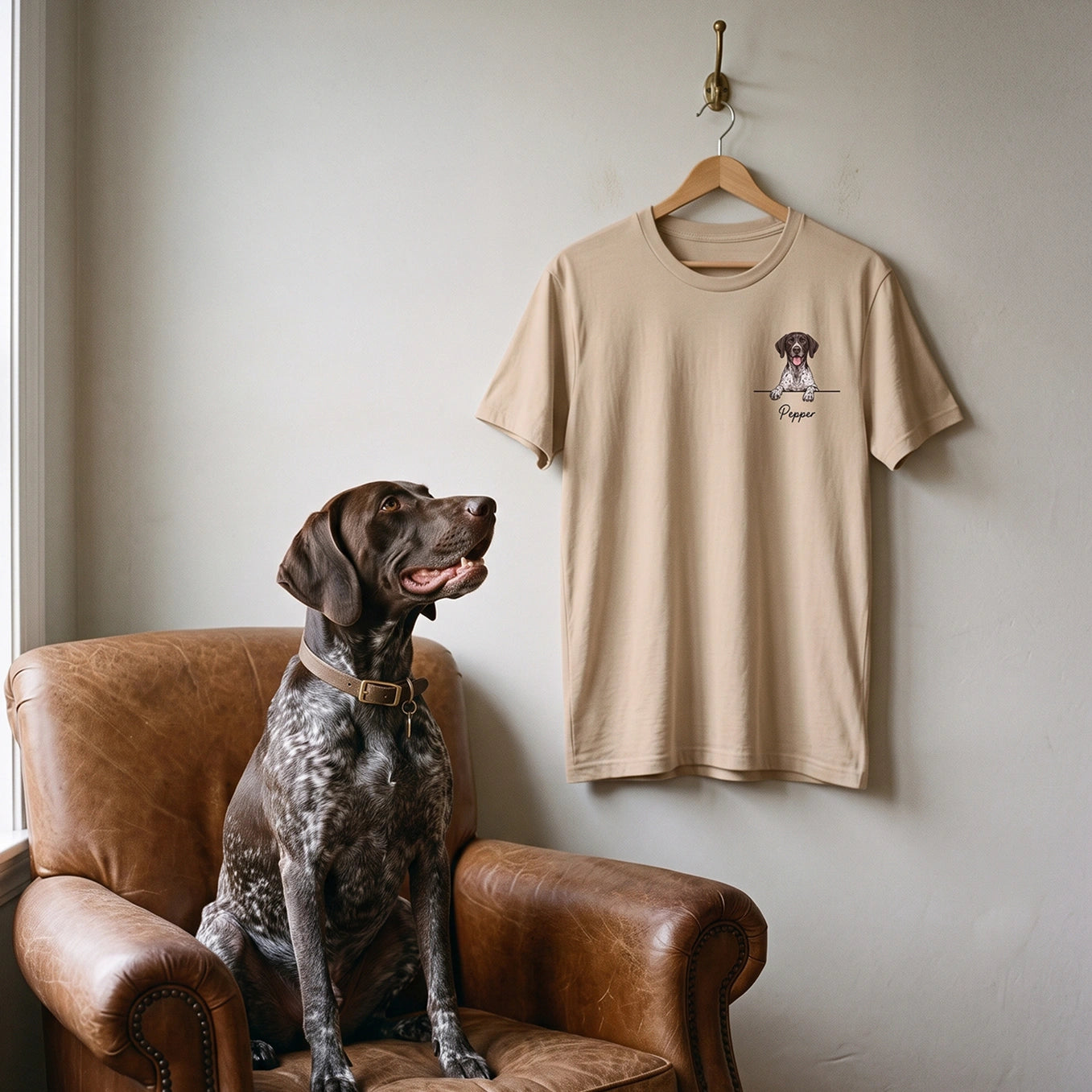 Personalisiertes T-Shirt "Cartoon Hund"