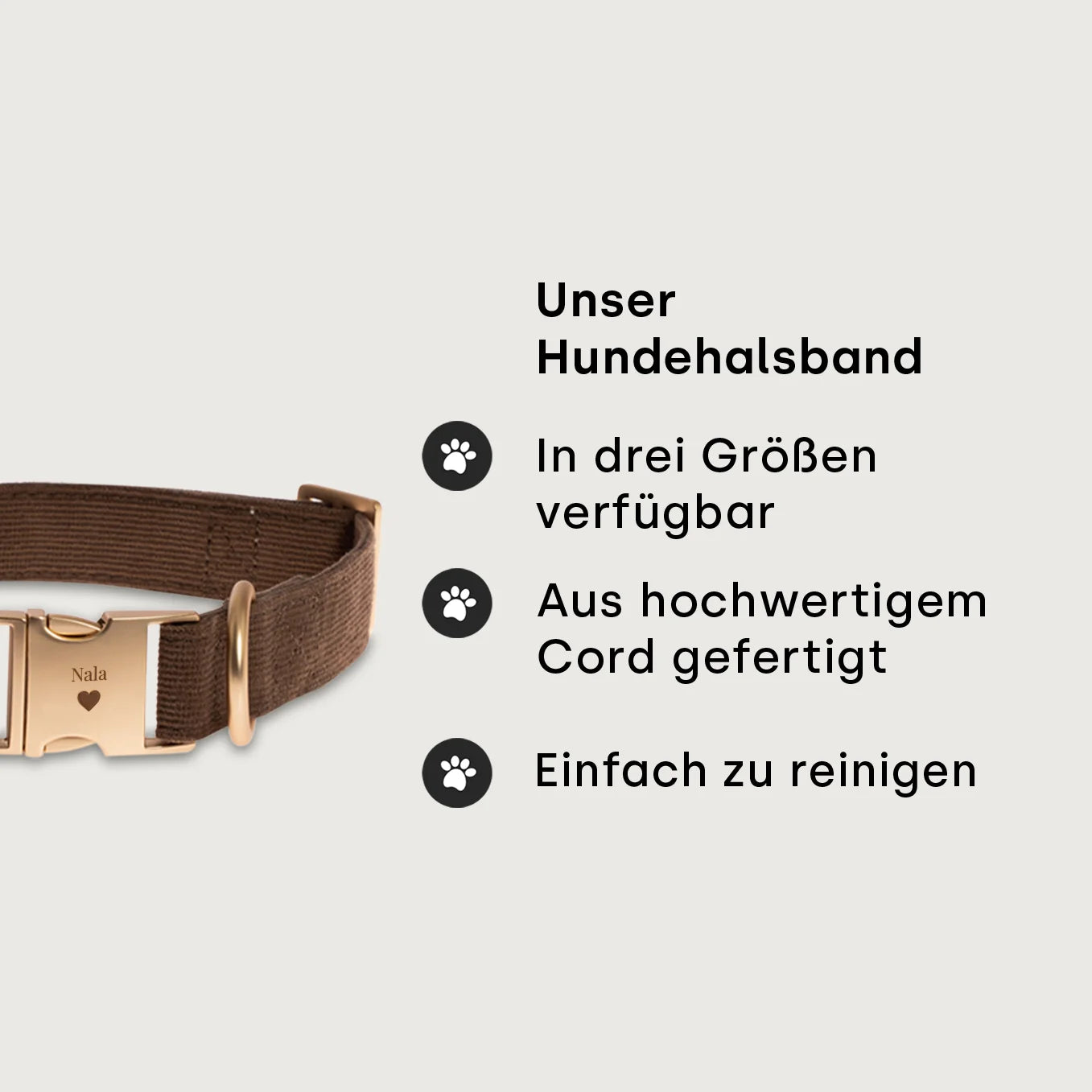 Personalisiertes Hundehalsband "Wunschmotiv"