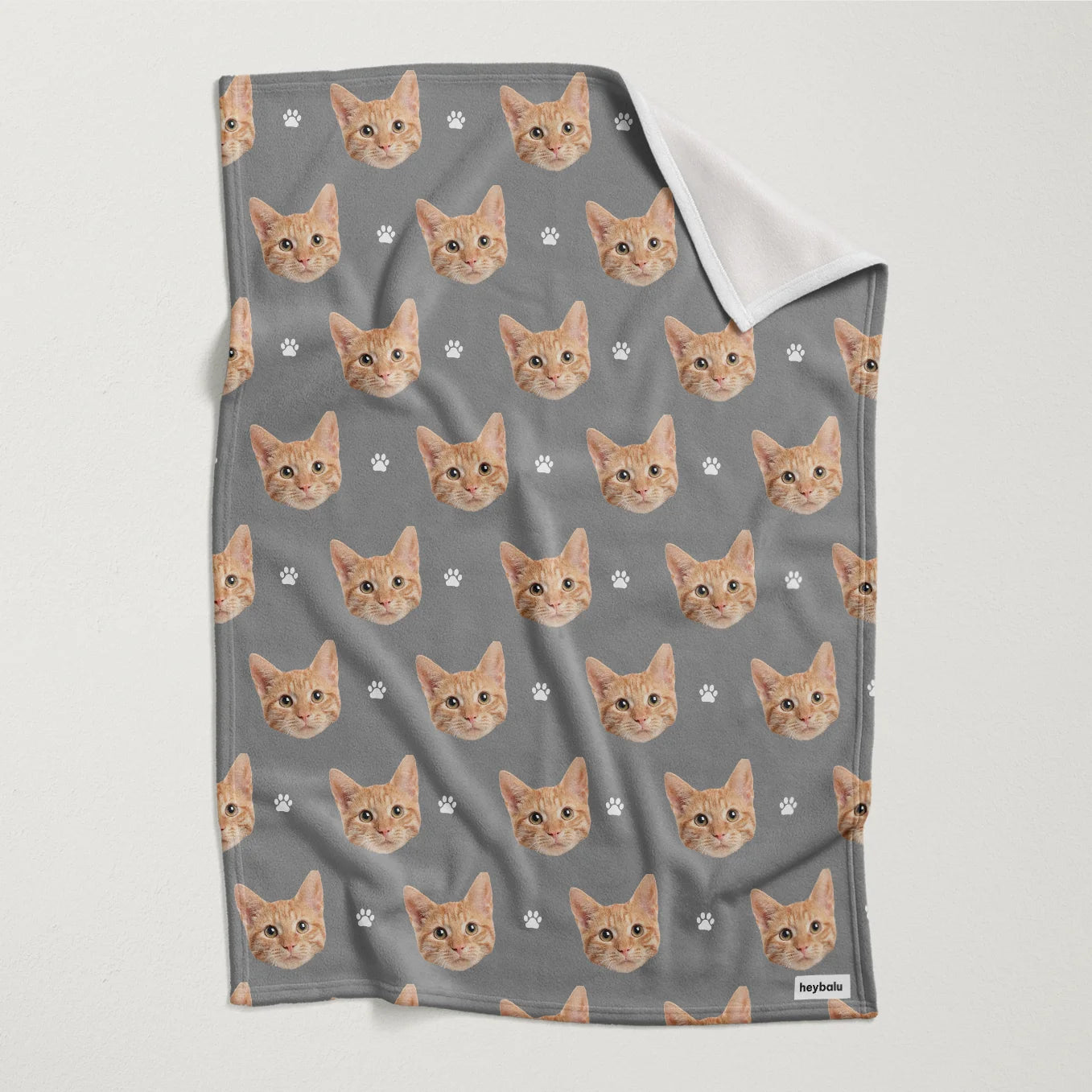 Personalisierte Decke "Katzen Foto"