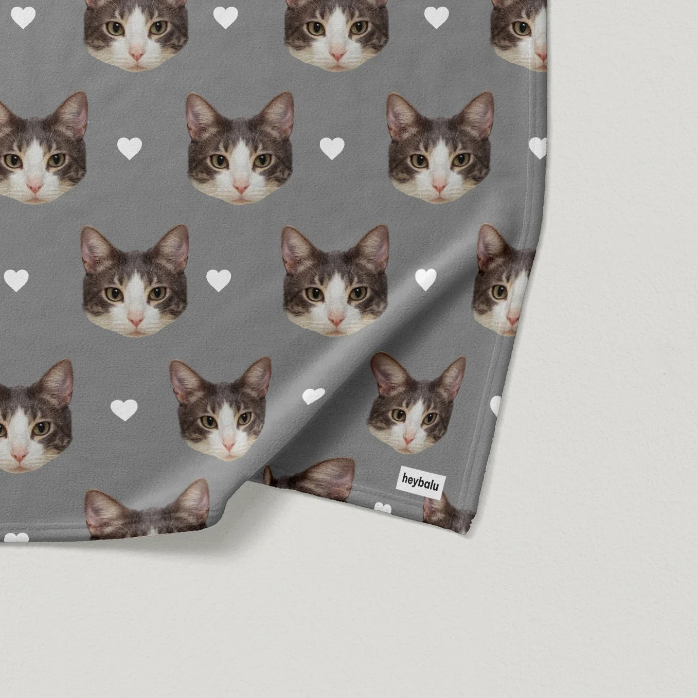Personalisierte Decke "Katzen Foto"