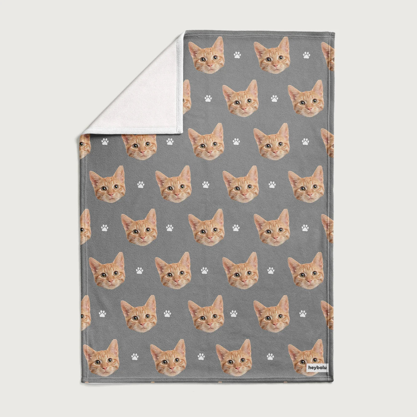 Personalisierte Decke "Katzen Foto"