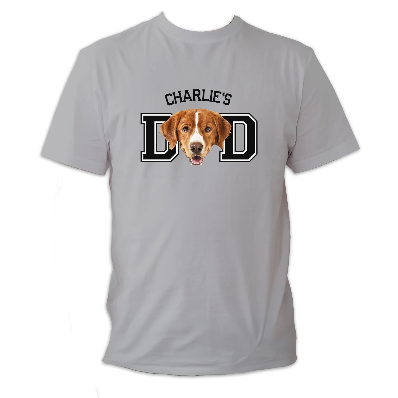 Personalisiertes T-Shirt "Dog Dad" mit Foto