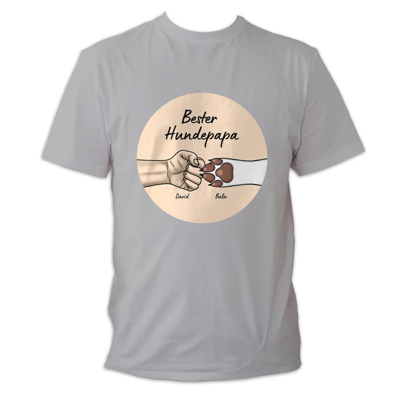 Personalisiertes T-Shirt "Bester Haustierpapa" Hey Balu