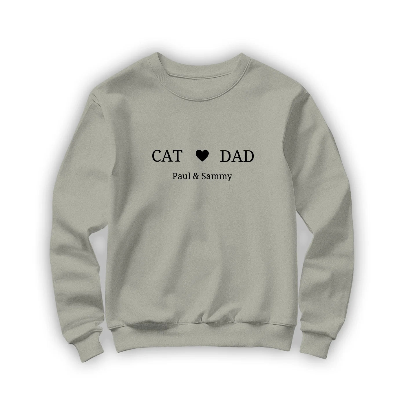 Personalisierter Sweater "Cat Dad" Hey Balu