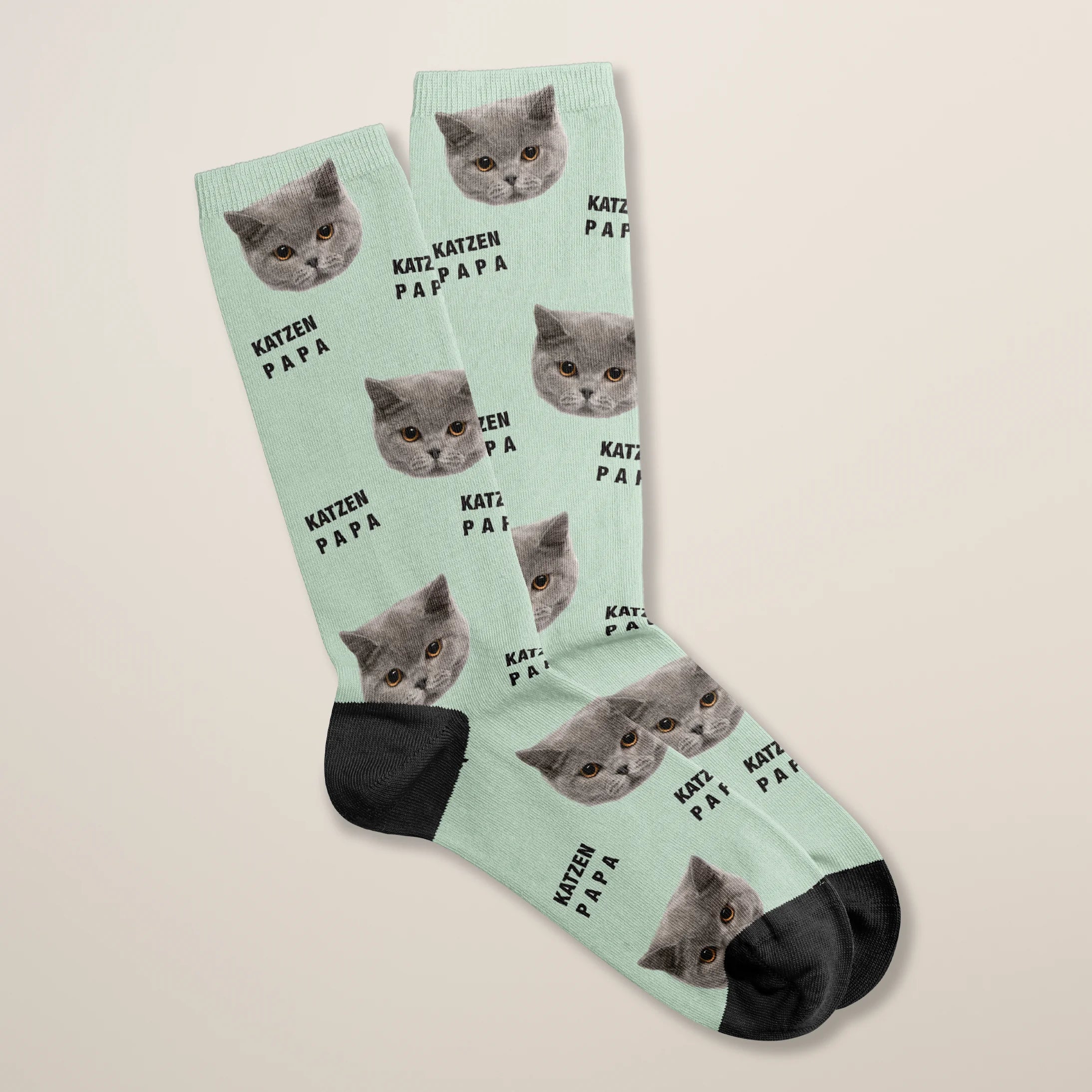 Personalisierte Socken mit deiner Katze
