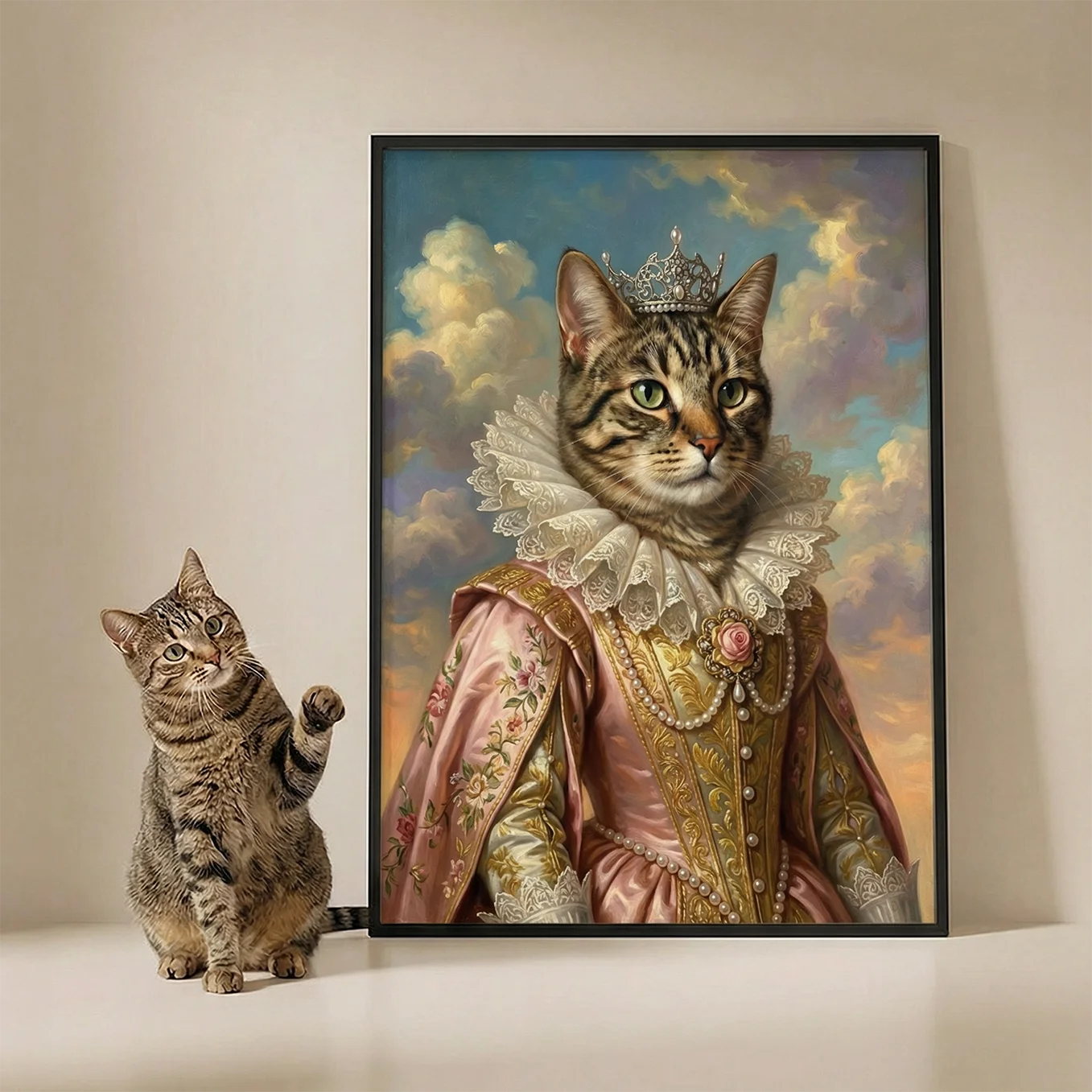 Personalisiertes Katzen-Poster "Royal"