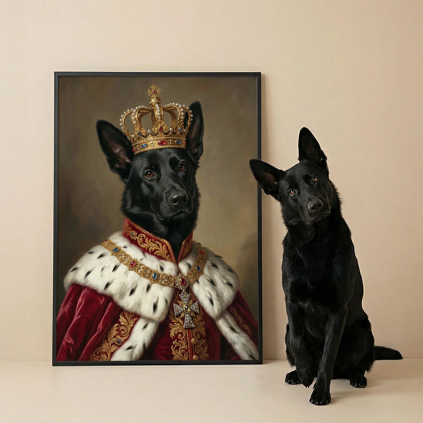 Personalisiertes Hunde-Poster "Royal"