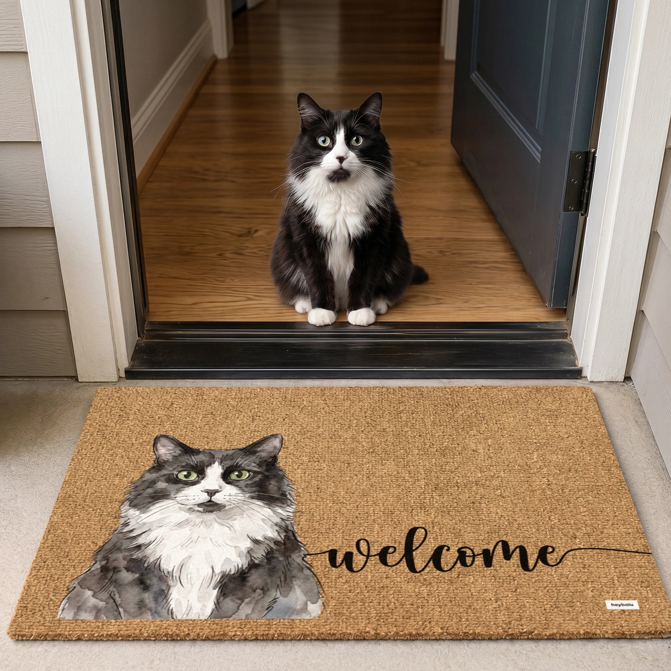 (US) Personalisierte Fußmatte "Welcome"