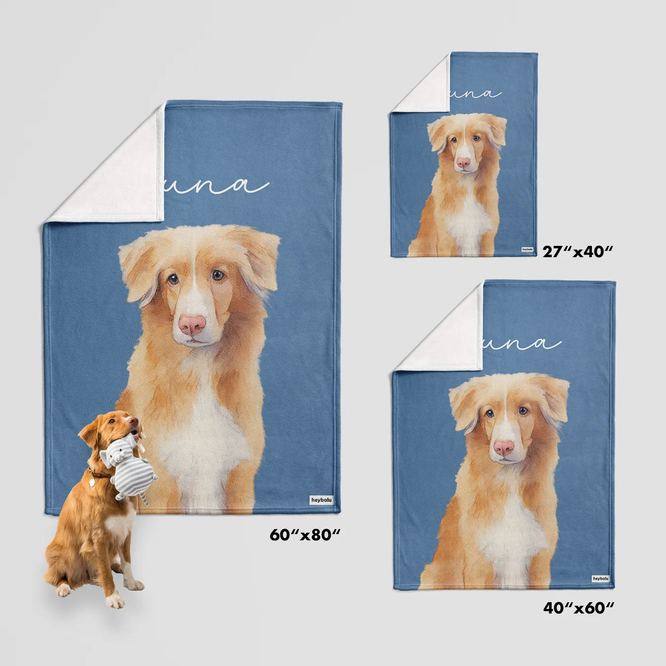 (US) Personalisierte Decke "Portrait"