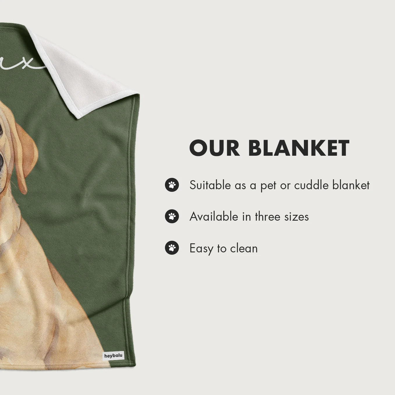 (US) Personalisierte Decke "Portrait"