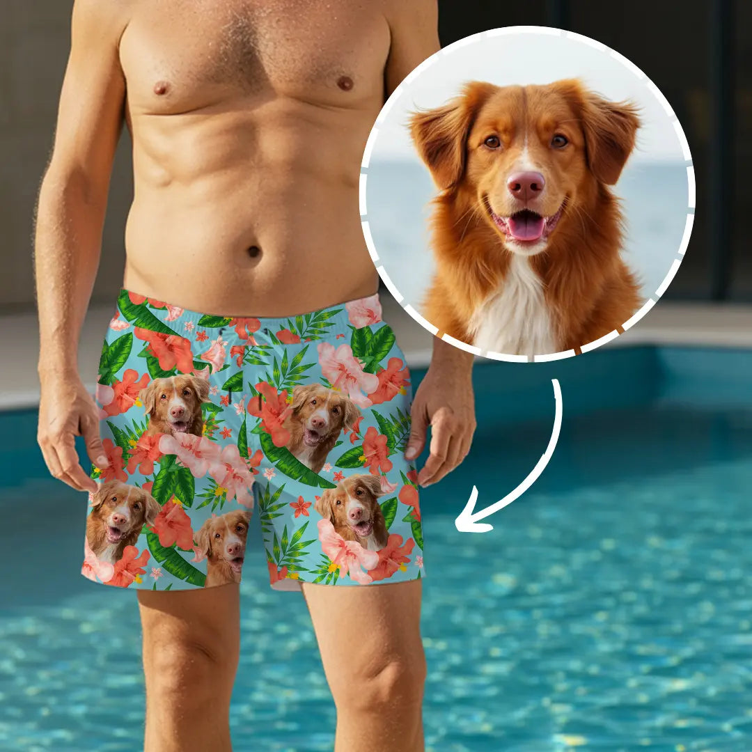 Personalisierte Badehose "Haustier"