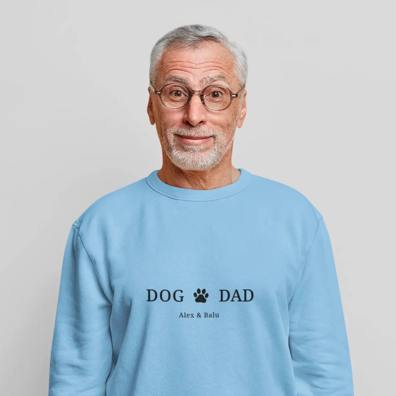 Personalisierter Sweater "Dog Dad" Hey Balu